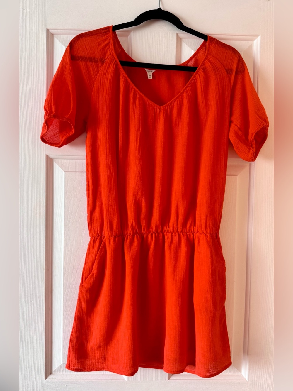 J. Crew Bright Orange Knit Top